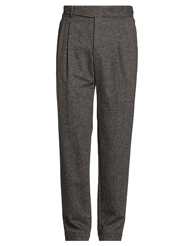 INCOTEX Casual trouser BY SLOWEAR Dark brown 71% Virgin Wool, 17% Polyamide, 11% Silk, 1% Elastane