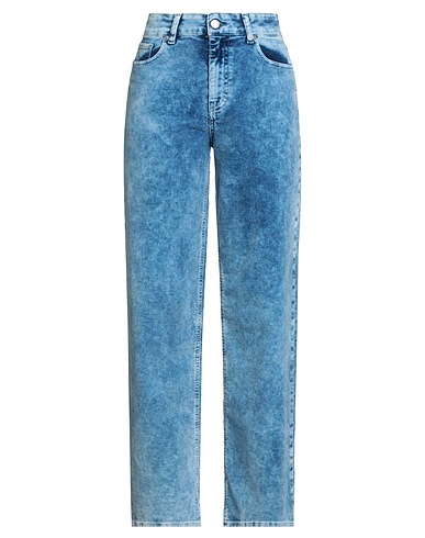 HAVEONE Casual trouser Light blue 97% Cotton, 3% Elastane