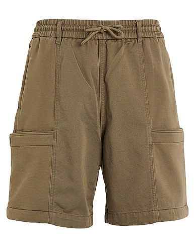 ARMANI EXCHANGE Denim shorts Military green 100% Cotton, Polyester, Elastane