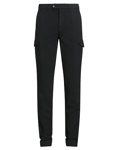 INCOTEX Casual trouser Black 98% Cotton, 2% Elastane