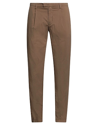 BRIGLIA 1949 Casual trouser Brown 97% Cotton, 3% Elastane