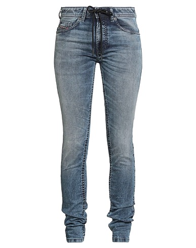 DIESEL Denim trousers Blue 75% Cotton, 25% Linen