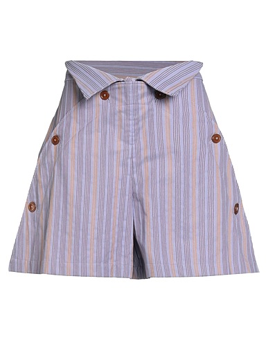VIVIENNE WESTWOOD Shorts & Bermuda Lilac 98% Cotton, 2% Elastane