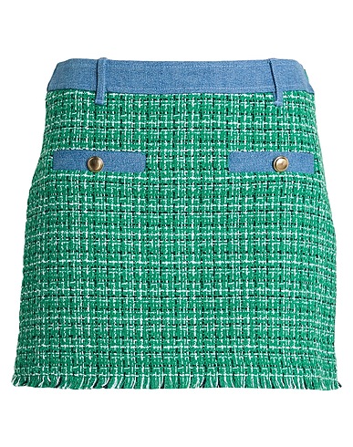 LIU •JO Minirock Säuregrün 70% Baumwolle, 25% Acryl, 5% Andere Fasern