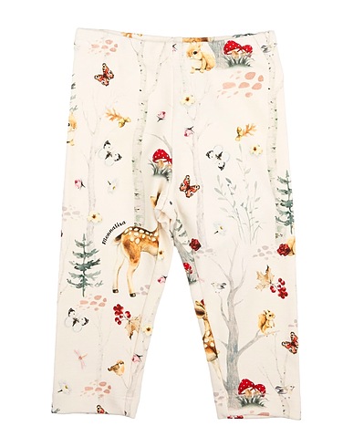 MONNALISA Leggings Off white 95% Viscose, 5% Elastane