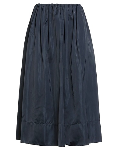 HERSKIND Midi-Rock Marineblau 100% Recyceltes Polyester