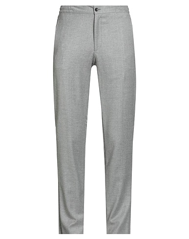 KITON Casual pants Light grey 92% Virgin Wool, 5% Cashmere, 2% Polyamide, 1% Elastane