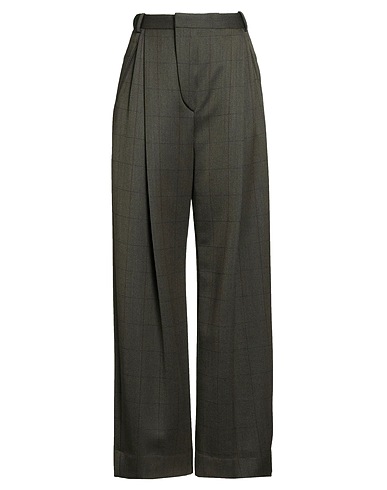 VICTORIA BECKHAM Casual trouser Military green 100% Wool