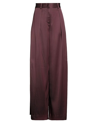 JIL SANDER Casual pants Plum 83% Viscose, 17% Silk