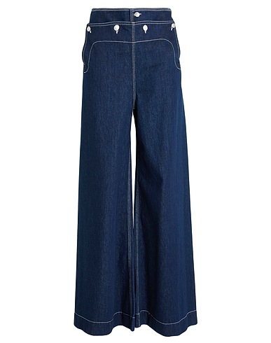 STELLA McCARTNEY Denim pants Blue 100% Cotton
