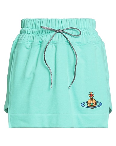 VIVIENNE WESTWOOD Mini skirt Light green 100% Cotton