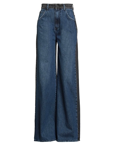 VICOLO Denim trousers Blue 100% Cotton