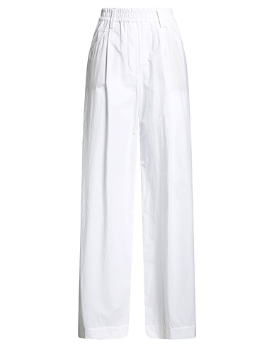 BRUNELLO CUCINELLI Casual trouser White 100% Cotton