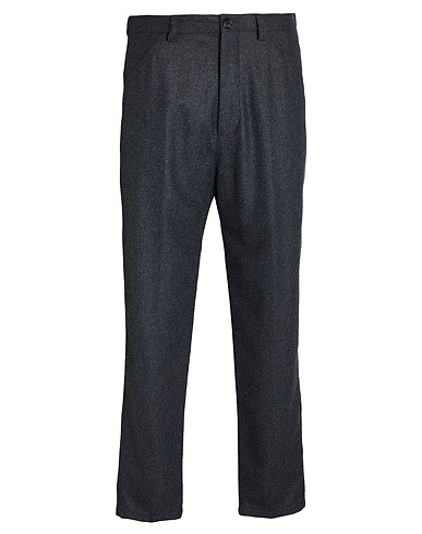 BRUNELLO CUCINELLI Casual trouser Charcoal 100% Virgin Wool