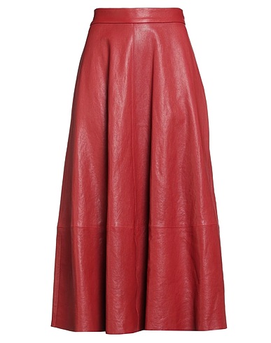 BRUNELLO CUCINELLI Midi skirt 100% Leather