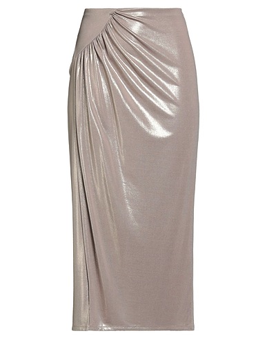 PINKO Midi skirt Sand 92% Polyester, 8% Elastane