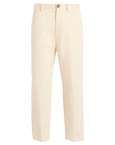 BRUNELLO CUCINELLI Pantalone Panna 79% Cotone, 14% Cachemire, 5% Poliammide, 2% Elastan