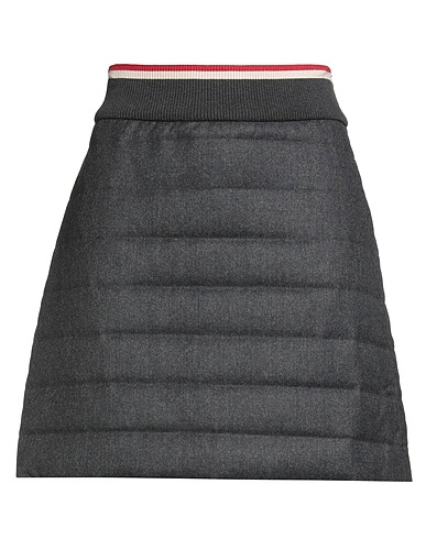 BRUNELLO CUCINELLI Mini skirt Grey 100% Virgin Wool