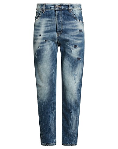 PATRIÒT Denim trousers Blue 98% Cotton, 2% Elastane