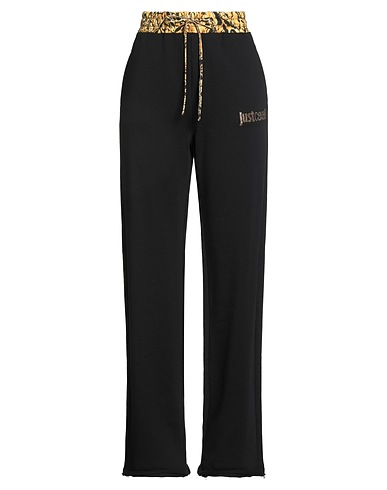 JUST CAVALLI Pantalone Nero 100% Cotone