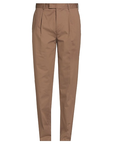 ZEGNA Casual pants Khaki 96% Cotton, 4% Elastane