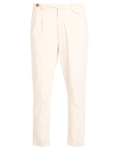 BRUNELLO CUCINELLI Casual pants Off white 95% Cotton, 3% Cashmere, 2% Elastane