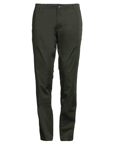 ARMANI EXCHANGE Casual pants Dark green 60% Cotton, 38% Polyester, 2% Elastane