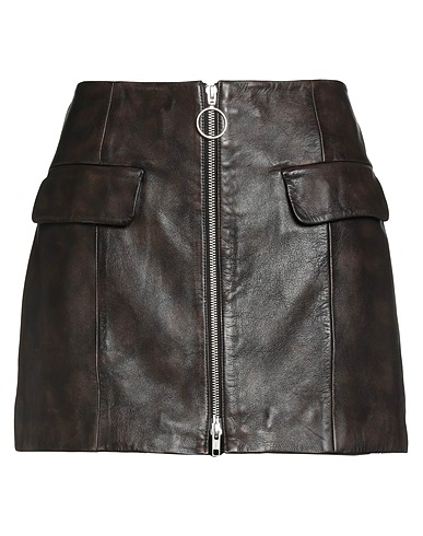 STAND STUDIO Mini skirt 100% Lambskin
