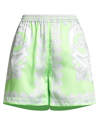 VERSACE Shorts & Bermuda Lime green 100% Polyester
