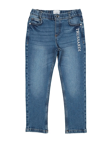 TRUSSARDI JUNIOR Denim trousers Blue 99% Cotton, 1% Elastane