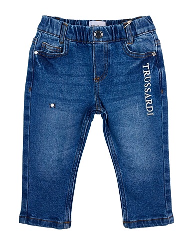 TRUSSARDI JUNIOR Denim trousers Blue 99% Cotton, 1% Elastane