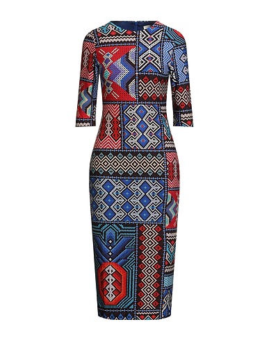 FARM RIO DRESSES Blue 95% Viscose, 5% Elastane