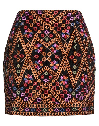 FARM RIO Mini skirt Black 100% Cotton