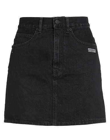 OFF-WHITE™ Denim skirt Black 100% Cotton