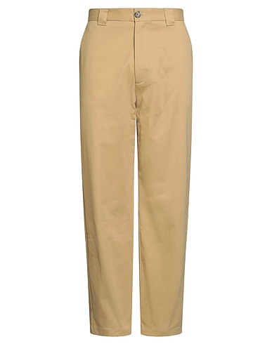 BERNA Casual pants Beige 98% Cotton, 2% Elastane