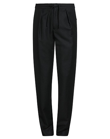 INCOTEX Casual παντελόνι 1951 BY SLOWEAR Μαύρο 100% Μαλλί ποιότητας Super 100
