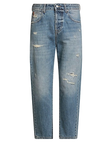 STAFF GALLERY Denim pants Blue 100% Cotton