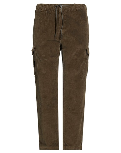 R-YTUAL Casual trouser Military green 100% Cotton