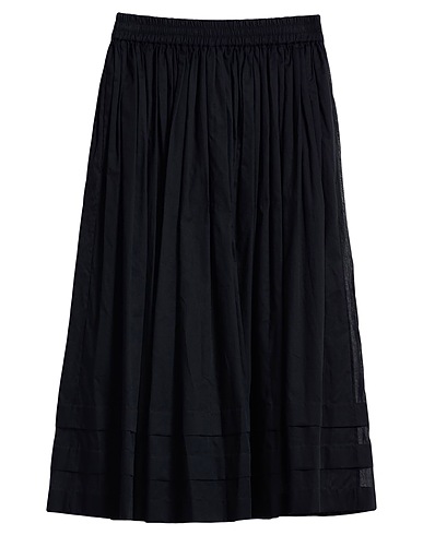 ÉCOLE DE CURIOSITÉS Jupe mi-longue Noir 100% Coton