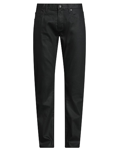 JOHN VARVATOS Denim pants Black 98% Cotton, 2% Elastane