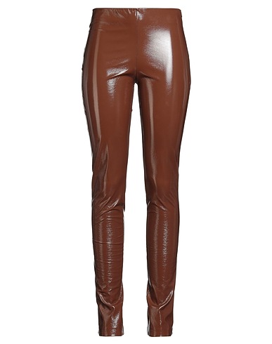 MARSĒM Casual trouser Brown 64% Polyester, 36% Polyurethane