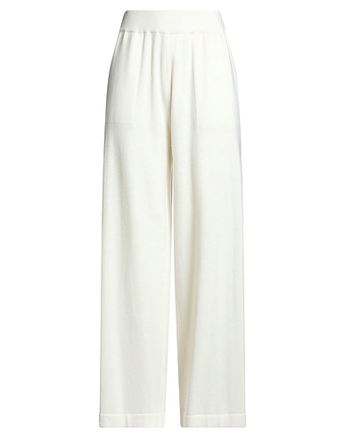 BRUNELLO CUCINELLI Casual pants Ivory 100% Cashmere