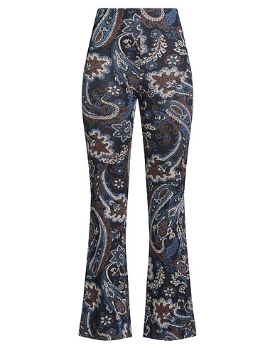 WHITE WISE Casual pants Navy 68% Polyester, 31% Viscose, 1% Elastane