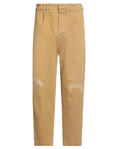 GRIFONI Casual trouser Sand 98% Cotton, 2% Elastane