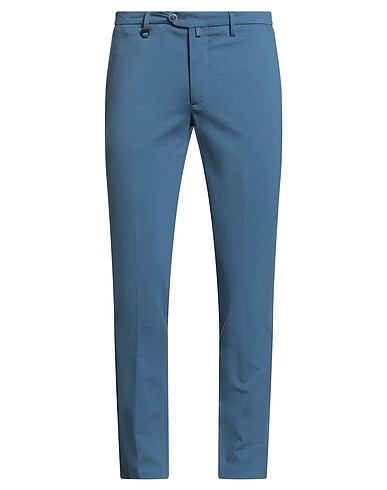 BARBATI Casual trouser Slate blue 64% Viscose, 31% Polyamide, 5% Elastane