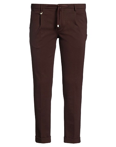 BARBATI Casual pants Dark brown 64% Viscose, 31% Polyamide, 5% Elastane