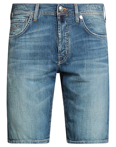 JACOB COHЁN Denim shorts Blue 100% Cotton