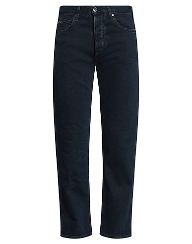 EMPORIO ARMANI Denim trousers Blue 99% Cotton, 1% Elastane