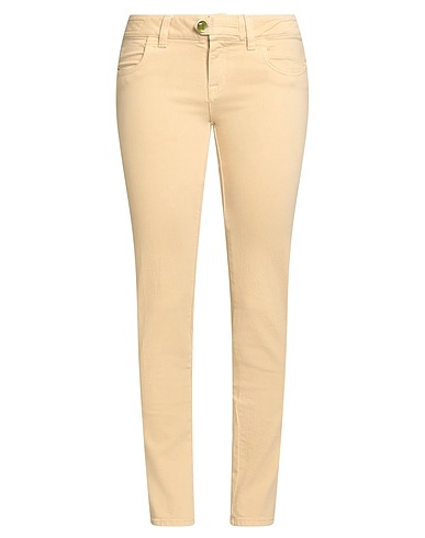 JACOB COHЁN Denim pants Beige 98% Cotton, 2% Elastane