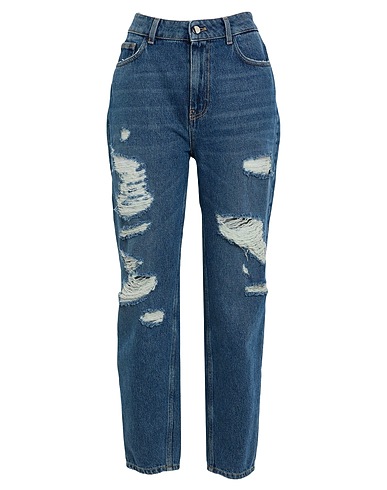 TENSIONE IN Pantaloni jeans Blu 100% Cotone